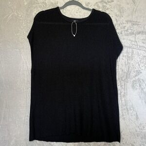 Eileen Fisher‎ Knit Top Sleeveless Boxy Ballet NK Organic Cotton Sz M Minimal